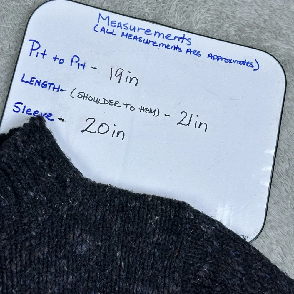 Relais Petite Vintage Fair Isle Knit Sweater Women S 1/2 Zip Nordic Pullover USA - Picture 9 of 12